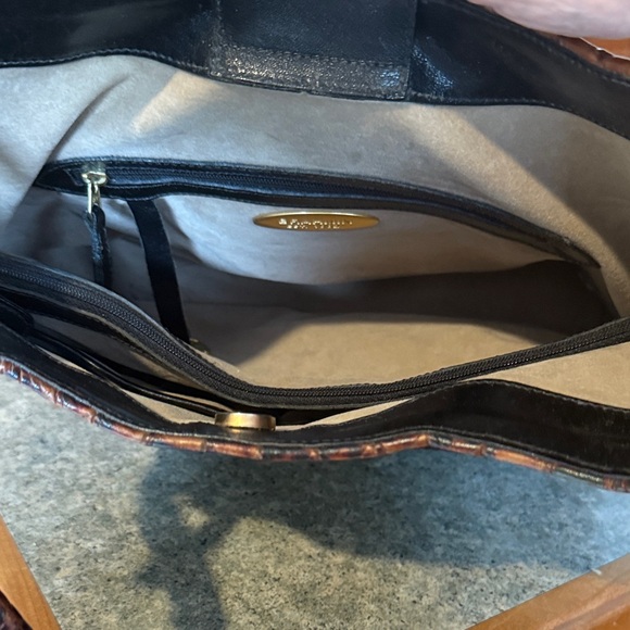 Brahmin Black and Brown Shoulder Bag - Picture 8 of 8